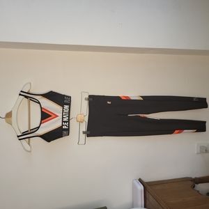 P.E Nation  top and leggins black set. Size XS